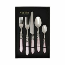 Discount 🥰 VIETRI Aladdin Antique Lilac Five-Piece Place Setting – Set of 4 ✨