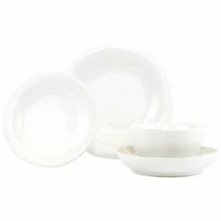 Cheapest 𧨠VIETRI Aurora Snow Four-Piece Place Setting π