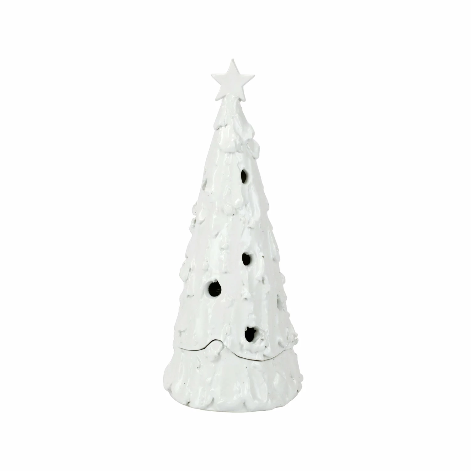 Cheap π VIETRI Foresta White Medium Flocked Tree with Star π€©