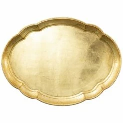 Top 10 💯 VIETRI Florentine Wooden Accessories Gold Large Oval Tray 💯