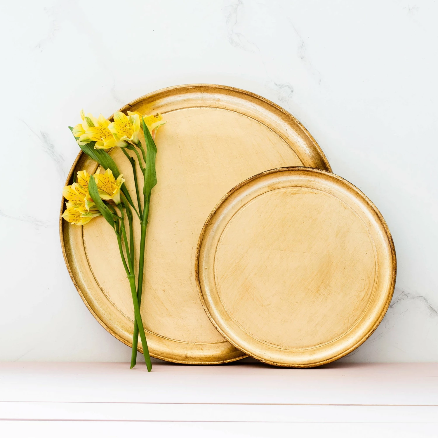 Brand new π VIETRI Florentine Wooden Accessories Small Round Tray π€© - Image 2