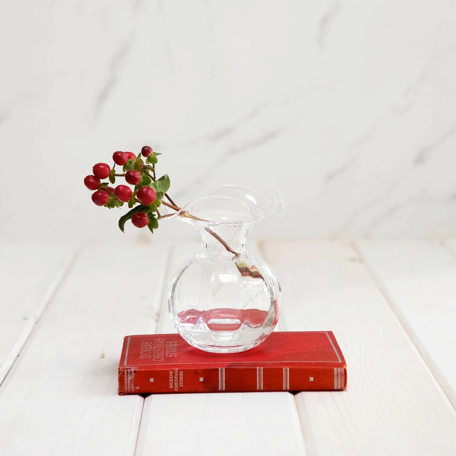 Flash Sale π₯° VIETRI Hibiscus Glass Clear Bud Vase β - Image 4