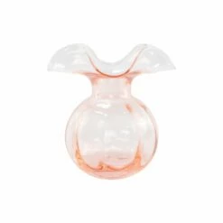 Brand new 🔥 VIETRI Hibiscus Glass Pink Bud Vase 😉