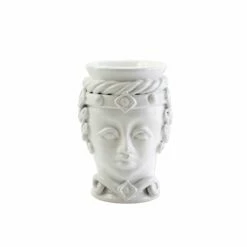 Wholesale 🎉 VIETRI Sicilian Heads White Small Queen Head ❤️