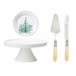 Wholesale ⭐ VIETRI Holiday 4-Piece Cake Set 👍