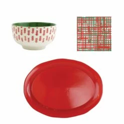 Flash Sale β VIETRI Holiday 3-Piece Entertaining Set β