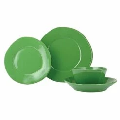 Flash Sale 🧨 VIETRI Lastra Green Four-Piece Place Setting 🥰