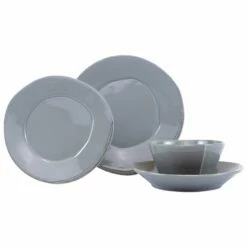 Promo 🌟 VIETRI Lastra Gray Four-Piece Place Setting 👍