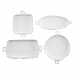 Best reviews of 👍 VIETRI Lastra White 4-Piece Bakeware Essentials Set ❤️