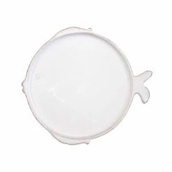 Discount 👍 VIETRI Melamine Lastra Fish White Salad Plate 🛒