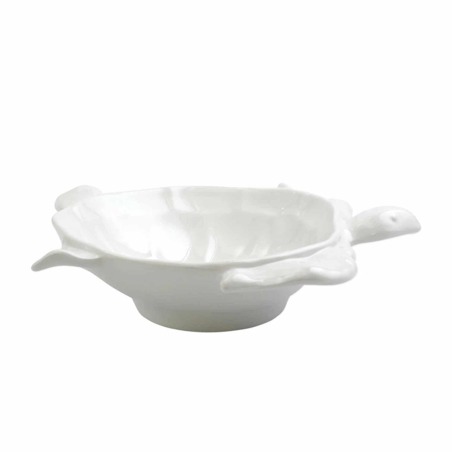 New π VIETRI Melamine Incanto Mare White Serving Bowl π₯