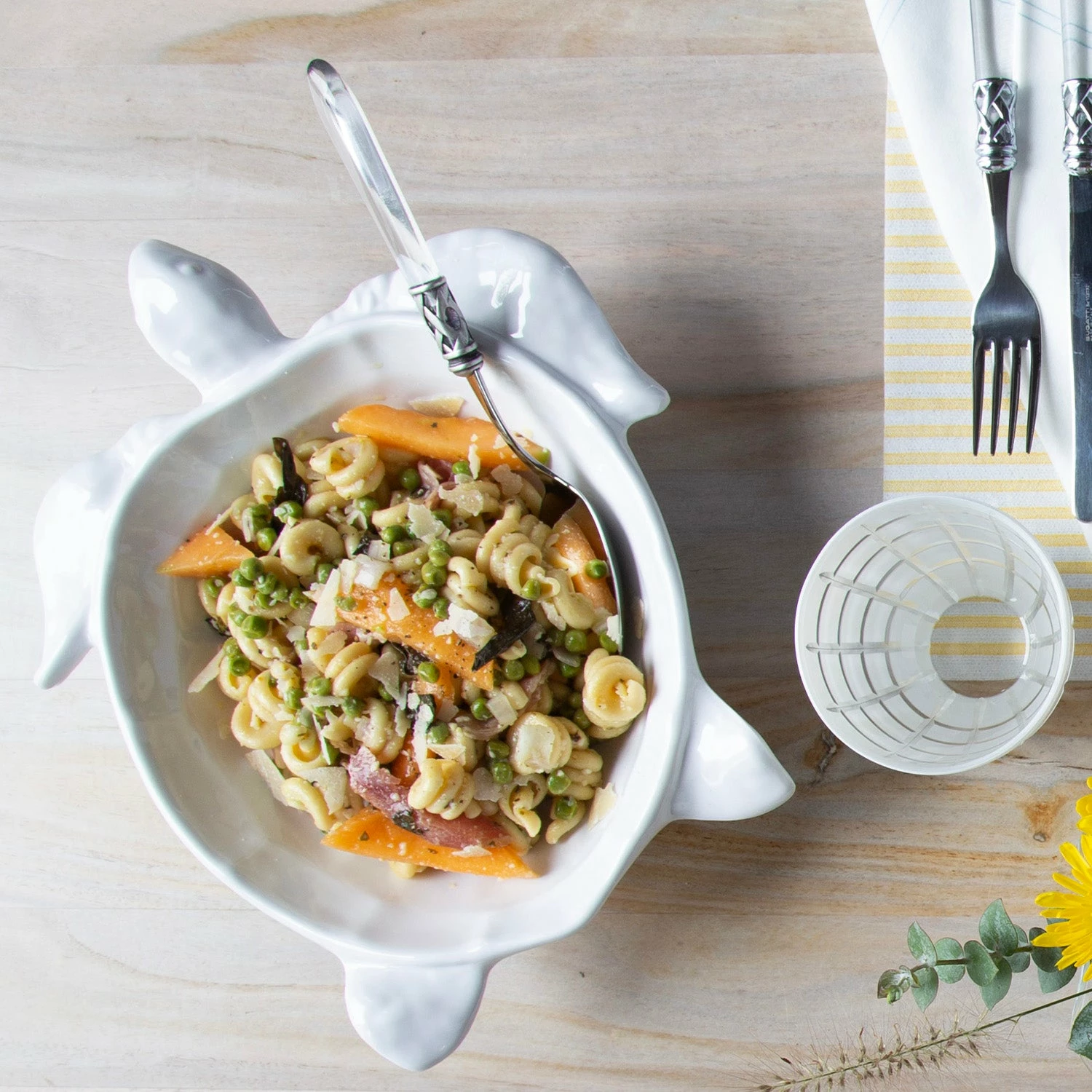 New π VIETRI Melamine Incanto Mare White Serving Bowl π₯ - Image 2