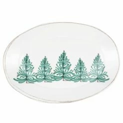 Best deal 👍 VIETRI Melamine Lastra Holiday Oval Platter 👏