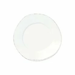 New 💯 VIETRI Melamine Lastra White Salad Plate 🔔