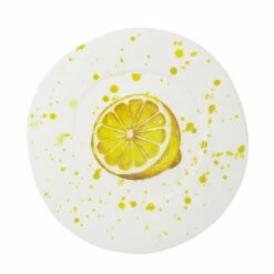 Discount 🎁 VIETRI Melamine Fruit Lemon Dinner Plate ❤️