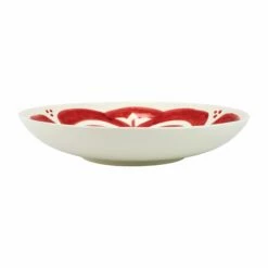 Deals β€οΈ VIETRI Mosaico Red Round Shallow Bowl β€οΈ