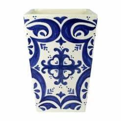 Outlet 🎁 VIETRI Mosaico Cobalt Large Square Umbrella Stand 🌟