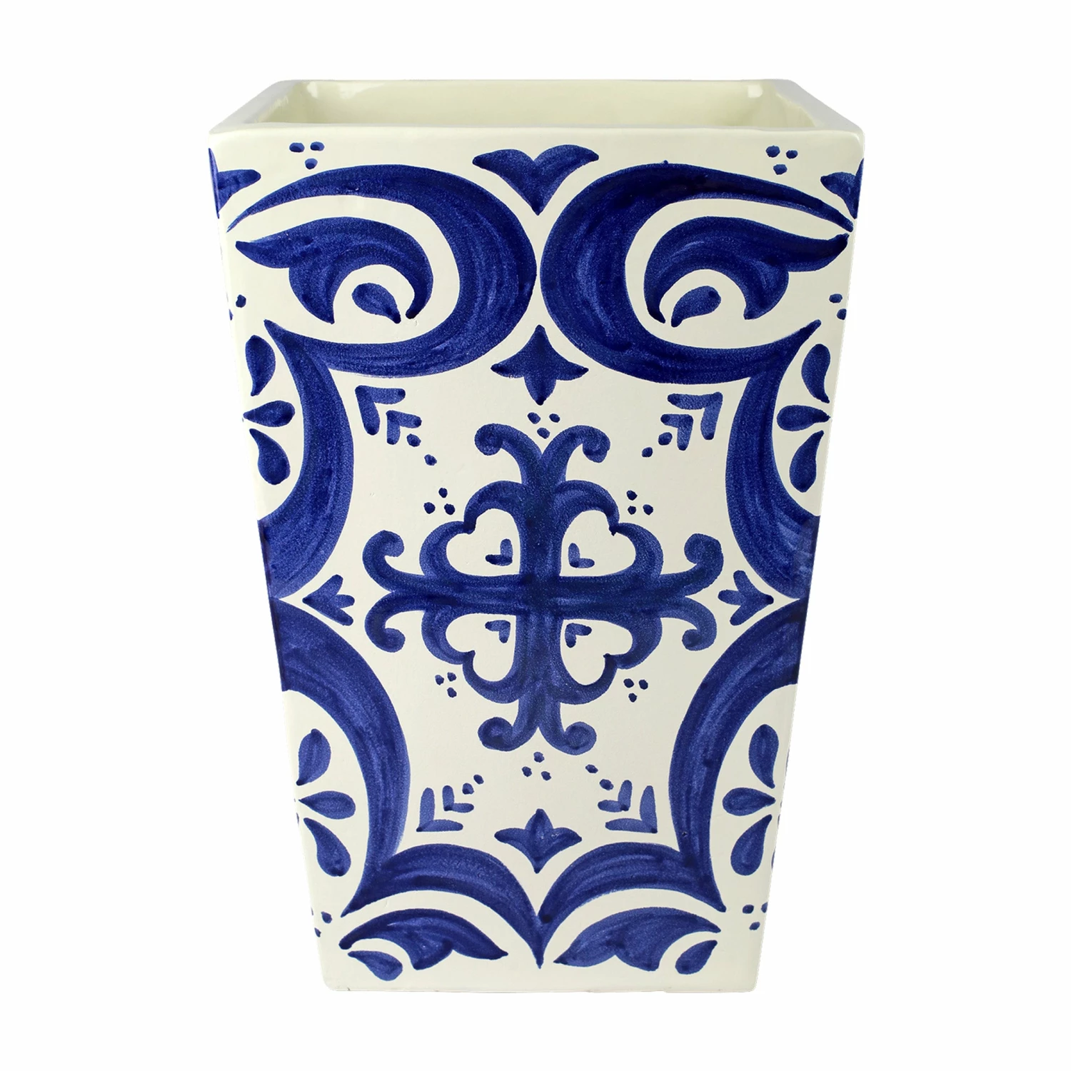 Outlet π VIETRI Mosaico Cobalt Large Square Umbrella Stand π