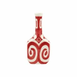 Hot Sale 🔔 VIETRI Mosaico Red Silhouette Bottle ⭐