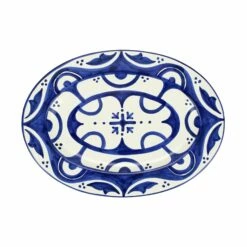 Hot Sale 💯 VIETRI Mosaico Cobalt Oval Platter 😍