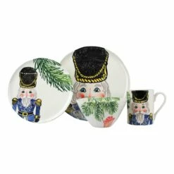Discount ❤️ VIETRI Nutcrackers Blue Four-Piece Place Setting ✨