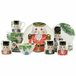 Best Sale 🥰 VIETRI Nutcrackers Assorted Sixteen-Piece Place Setting 🧨