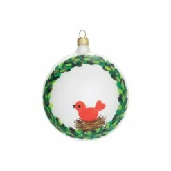 Top 10 ✨ VIETRI Ornaments Wreath w/ Red Bird Ornament ✔️