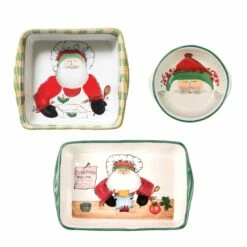 Cheapest β VIETRI Old St. Nick 3-Piece Bakeware Essentials Set β