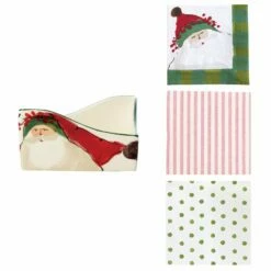 Buy 🌟 VIETRI Old St. Nick Napkin Set 🧨