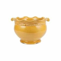 Buy ✨ VIETRI Rustic Garden Amber Round Planter with Vine 🔔