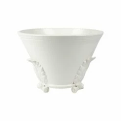 Coupon 💯 VIETRI Rustic Garden Large Oak Leaf Cachepot 🔔