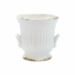 Top 10 🧨 VIETRI Rustic Garden White Medium Handled Cachepot ⭐
