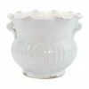 Best Sale ✔️ VIETRI Rustic Garden White Large Scallop Planter 🔥
