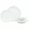 Brand new ⭐ VIETRI Incanto Stone White Lace Four-Piece Place Setting ⭐