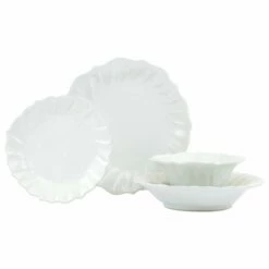 Deals β VIETRI Incanto Stone Ruffle Four-Piece Place Setting π