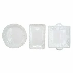 Wholesale 🌟 VIETRI Incanto Stone White 3-Piece Serveware Set 👏