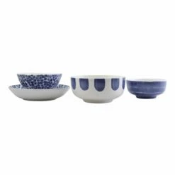 Best Sale 🤩 Viva by VIETRI Santorini 4-Piece Serving Bowls Set 🌟