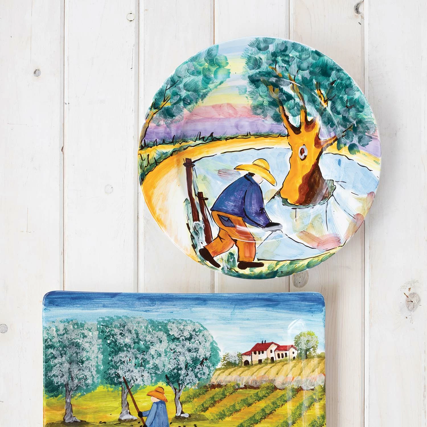 Flash Sale π VIETRI Wall Plates Olive Harvest Round Platter β¨ - Image 2